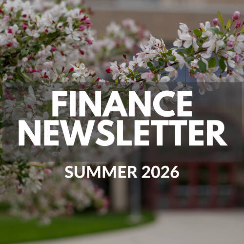 Finance Newsletter Summer 2026